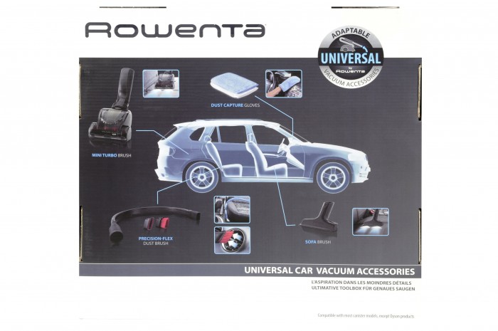 Sada náhradných hubíc k vysávaču Rowenta ZR001110 Car Kit ROZBAL