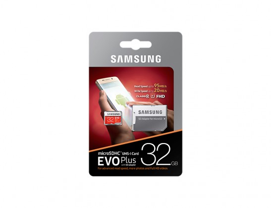 Samsung Micro SDHC karta 32GB EVO Plus(Class10 UHS-1)+SD adaptér