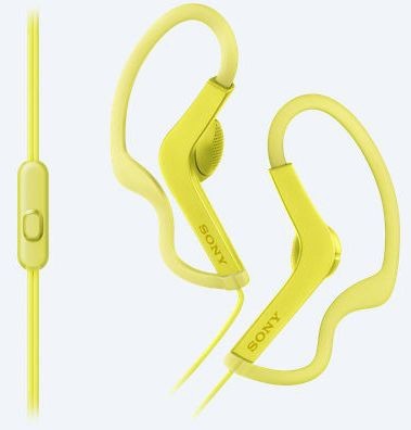 Slúchadlá do uší Sony MDR-AS210APY, žlté
