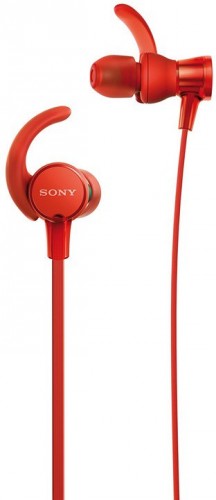 Slúchadlá do uší Sony MDR-XB510ASR, červené