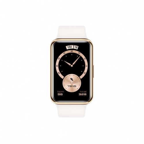 Smart hodinky Huawei Watch Fit Elegant, biele POUŽITÉ, NEOPOTREBO