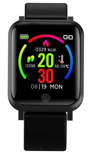 Smart hodinky Immax Temp Watch, s meraním teploty, čierna POUŽITÉ