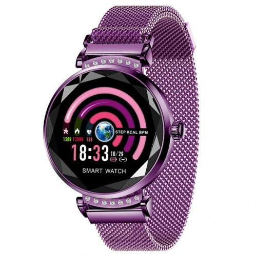 Smart hodinky Smartomat Sparkband, fialová POUŽITÉ, NEOPOTREBOVAN