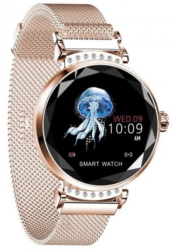 Smart hodinky Smartomat Sparkband, zlatá POUŽITÉ, NEOPOTREBOVANÝ