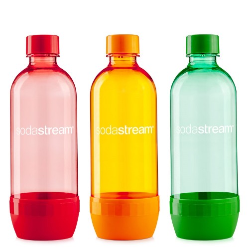 SodaStream fľaše ORANGE/RED/GREEN, 3x1 l