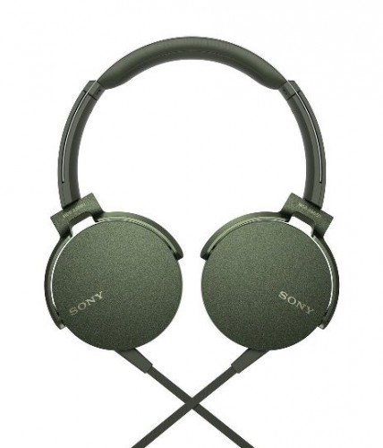 Sony MDR-XB550AP, zelená  MDRXB550APG.CE7