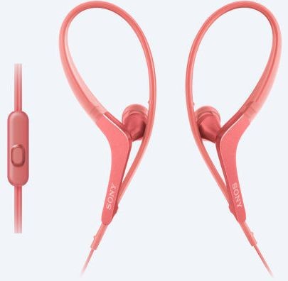 SONY sluchátka ACTIVE, handsfree, růžové, MDRAS410APP.CE7