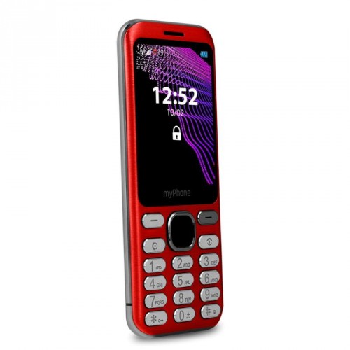 Tlačidlový telefón myPhone Maestro Prestige, červená