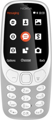 Tlačítkový telefon Nokia 3310 2017, šedá