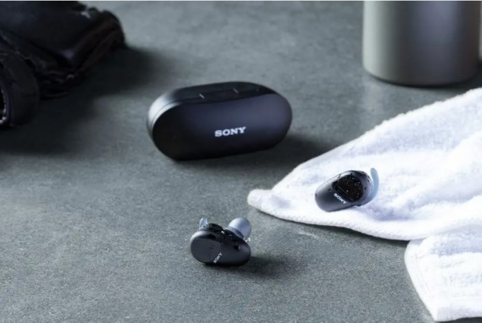 True Wireless slúchadlá Sony WF-SP800N, čierne