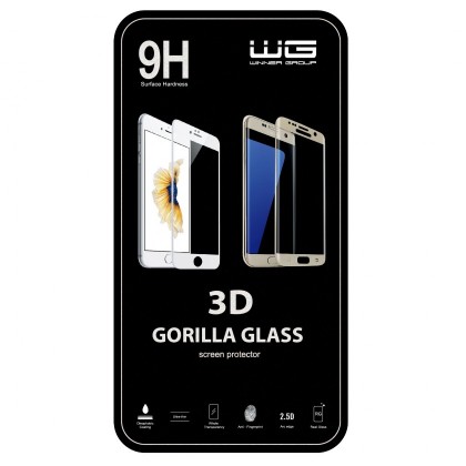 Tvrzené sklo 3D pro Samsung Galaxy A7, černá