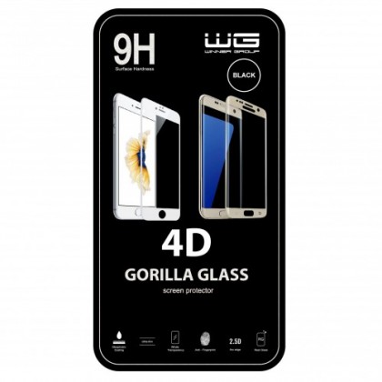 Tvrzené sklo 4D Apple iPhone X/XS, černé