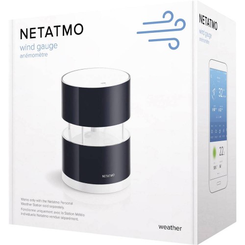 Ultrazvukový anemometer pre meteostanice NETATMO