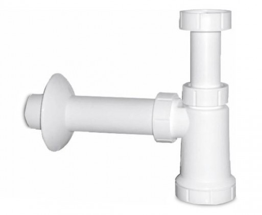Umyvadlový sifon (bílý plast)