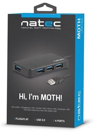 USB 3.0 hub Natec Moth (NHU-1342)