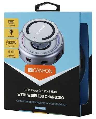 USB-C dokovacia stanica Canyon CNS-TDS07DG
