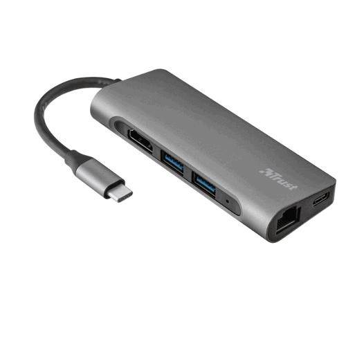 USB-C hub 7v1 Trust Dalyx Aluminium (23331)