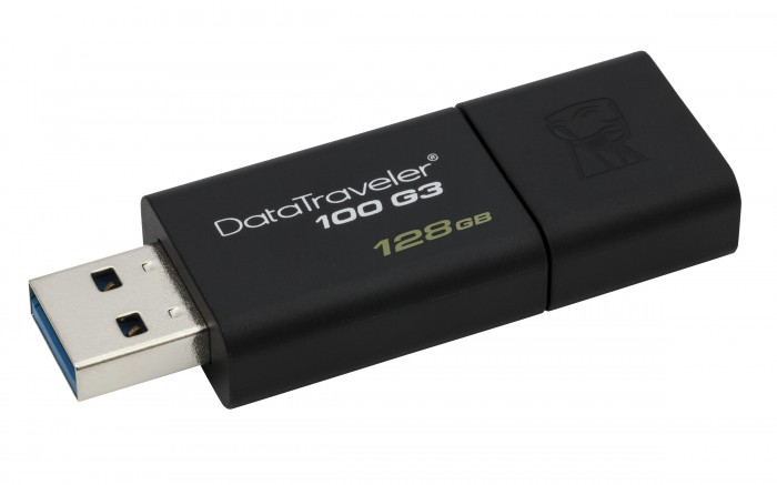 USB kľúč 128GB Kingston DT 100 G3, 3.0 (DT100G3/128GB)