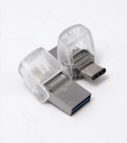 USB kľúč 64GB Kingston DT MicroDuo 3C, 3.0 (DTDUO3C/64GB)