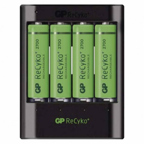 USB nabíjačka batérií GP U421 + 4xAA GP ReCyko +