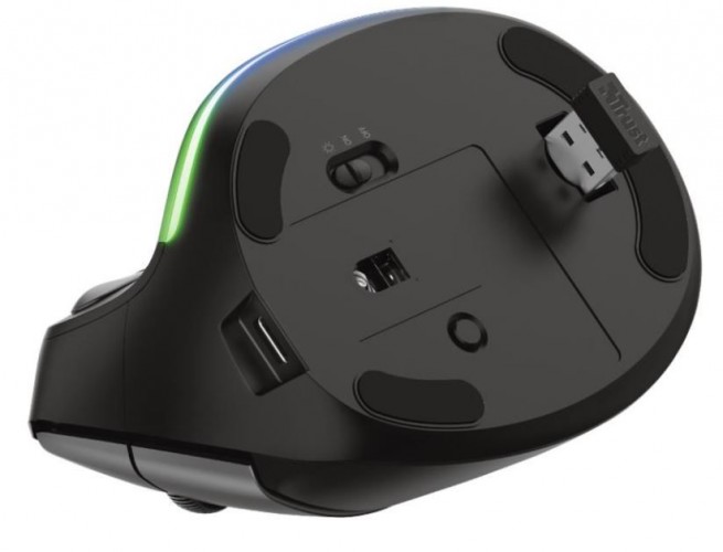 Vertikálna ergonomická myš Trust Bayo Wireless (24110)