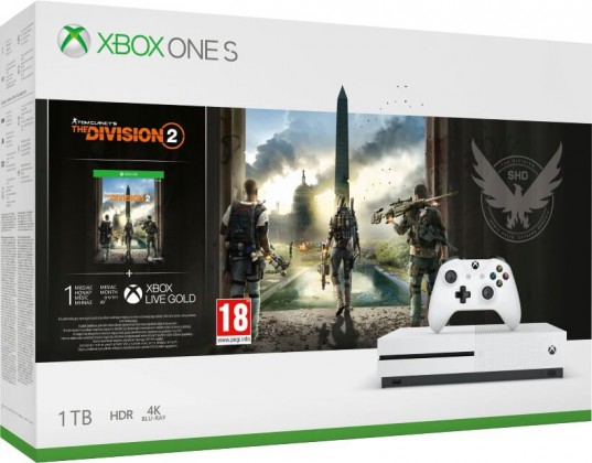 XBOX ONE S 1 TB + Tom Clancy s The Division 2