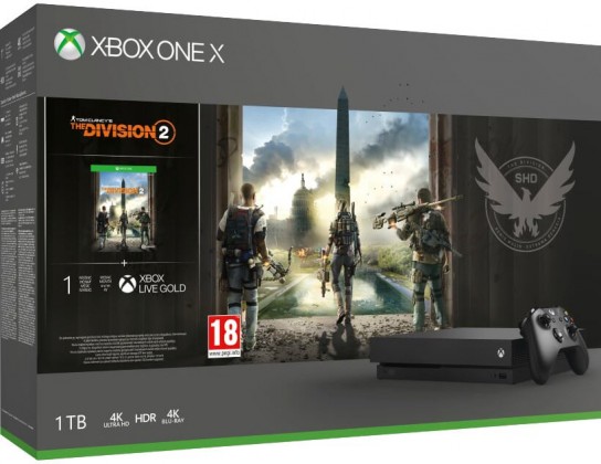XBOX ONE X 1 TB + Tom Clancy s The Division 2