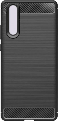 Zadní kryt pro Huawei P30, karbon, černá