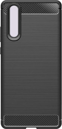 Zadní kryt pro Huawei P30, karbon, černá