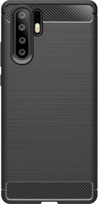 Zadní kryt pro Huawei P30 PRO, karbon, černá