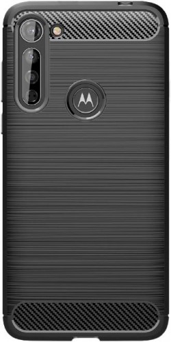 Zadní kryt pro Motorola Moto G8 Power Lite, Carbon, černá ROZBALE