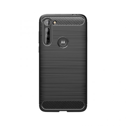 Zadní kryt pro Motorola Moto G8 Power Lite, Carbon, černá ROZBALE