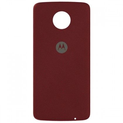 Zadní kryt pro Motorola Moto Z, červený kevlar, ROZBALENO