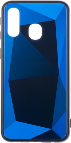 Zadní kryt pro Samsung Galaxy A40, 3D prismatic, modrá ROZBALENO