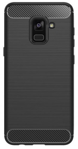 Zadní kryt pro Samsung Galaxy A6 2018, karbon, černá