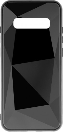 Zadní kryt pro Samsung Galaxy S10, 3D prismatic, černá