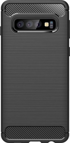 Zadní kryt pro Samsung Galaxy S10, karbon, černá ROZBALENO